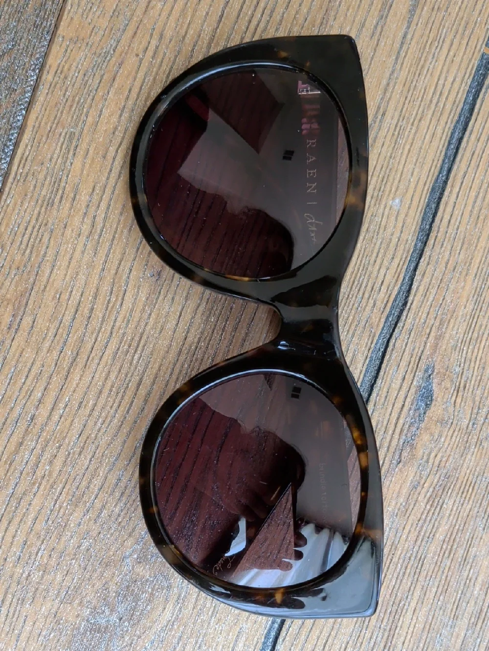 RAEN Tortoiseshell Cat-Eye Sunglasses with Brown Lenses  100% UV Protection